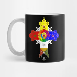 The Golden Dawn - Rose Cross. Mug